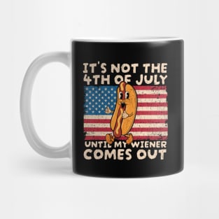 4th of july - weiner retro Mug